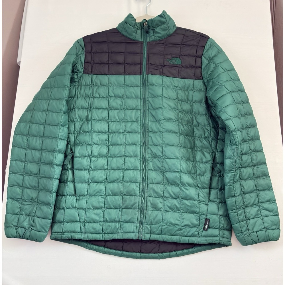 The North Face Jacket‎ Boys Green/Black ThermoBall Eco Puffer XL (18/20)